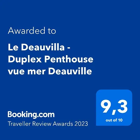 Le Deauvilla - Duplex Penthouse Vue Mer Appartement Deauville