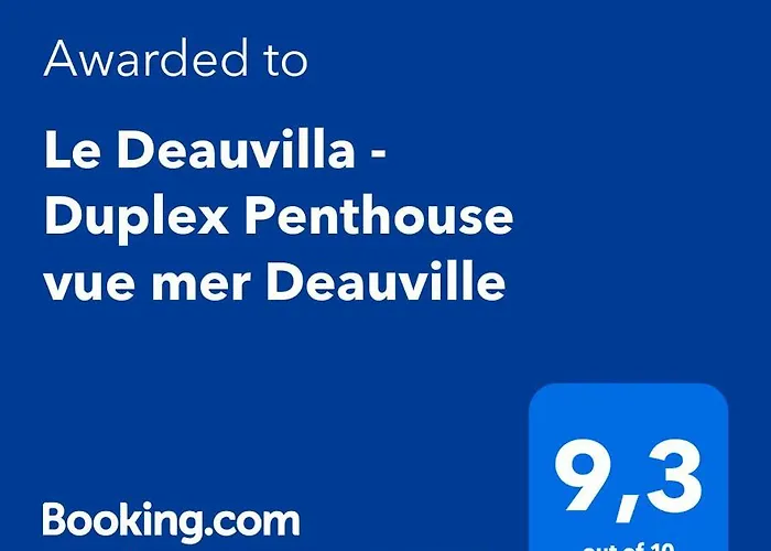 Le Deauvilla - Duplex Penthouse Vue Mer Daire Deauville